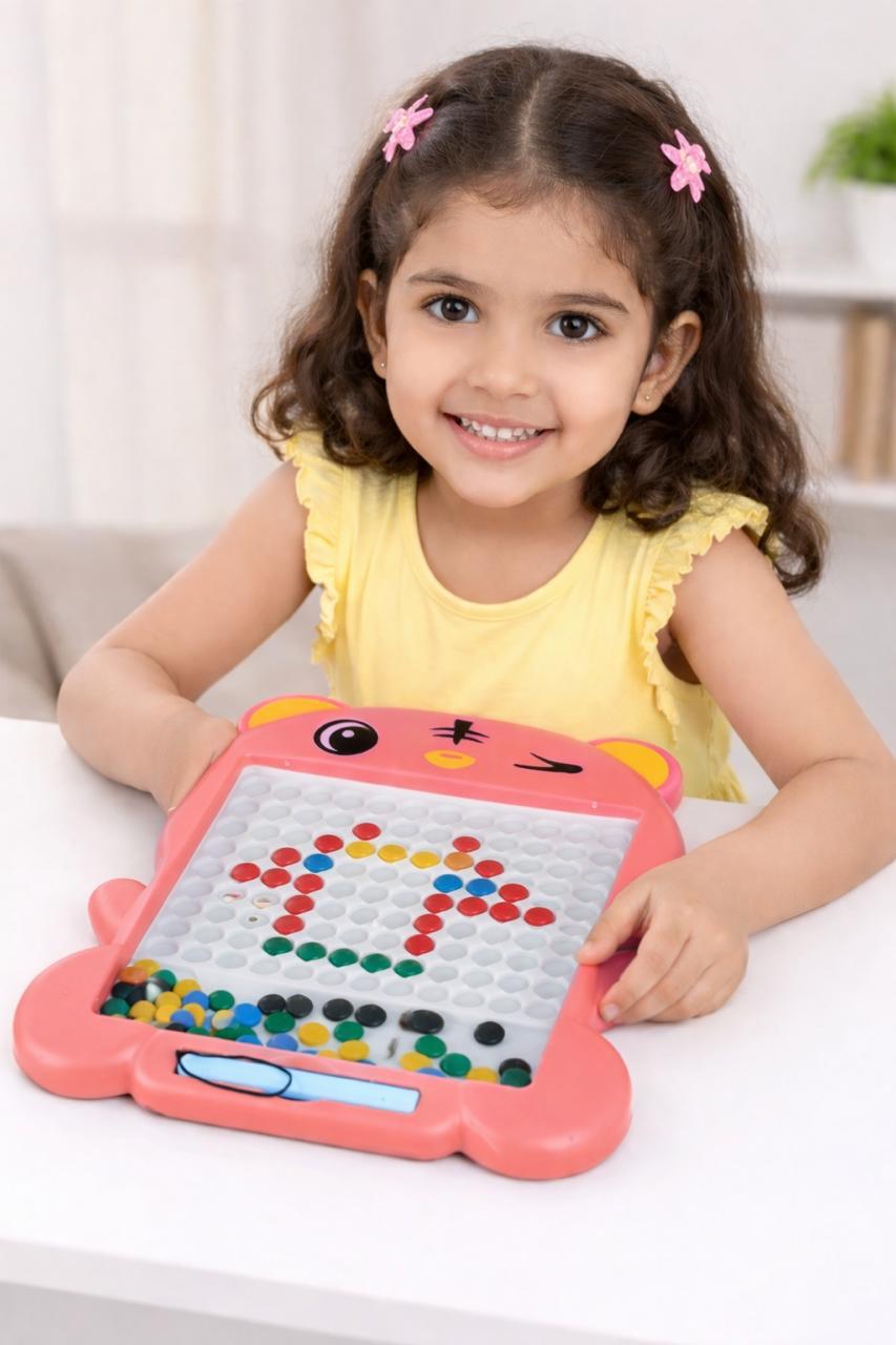 Magnetic Bead Drawing Board Toy for Kids – Creative Learning & Art Play