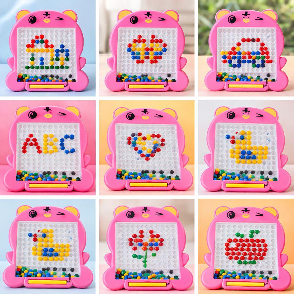 Magnetic Bead Drawing Board Toy for Kids – Creative Learning & Art Play